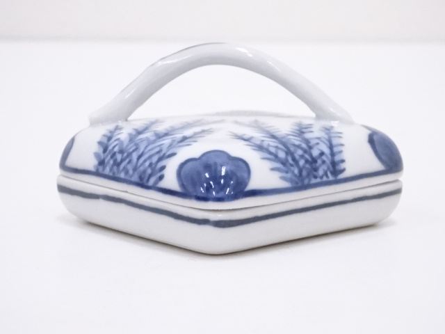 道具 ] - 道具 京焼 高野昭阿弥造 染付隅田川香合 | ネットショップ圭